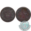 1861 Nova Scotia 1/2 Cent Very Fine (VF20)