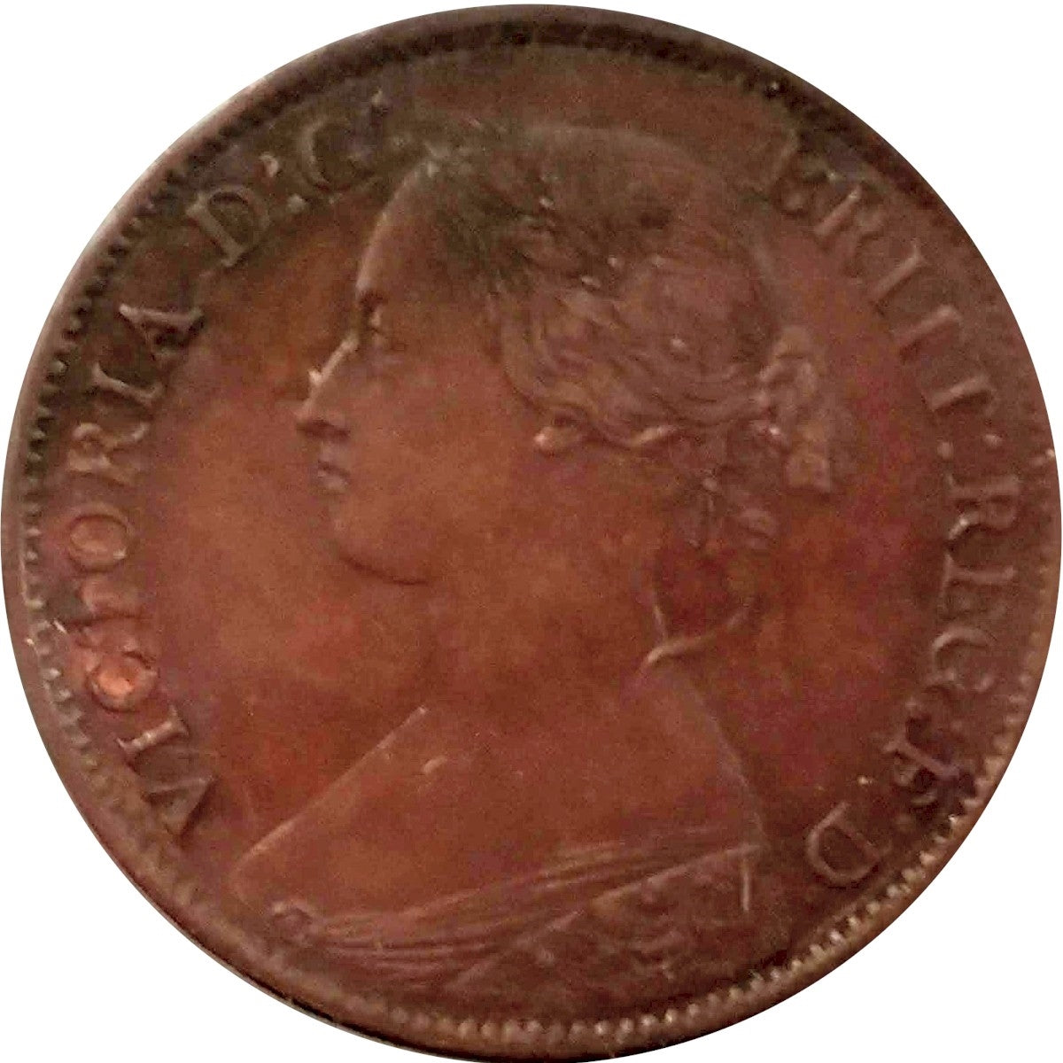 1864 Nova Scotia 1/2 Cent AU-UNC (AU55) $
