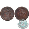 1861 Large Bud Nova Scotia 1-cent Extra Fine (EF40)