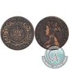 1861 Large Bud Nova Scotia 1-cent Very Fine (VF20)