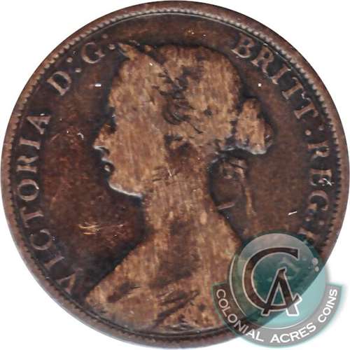 1861 Large Bud Nova Scotia 1-cent Very Good (VG8)