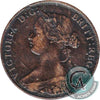1861 Large Bud Nova Scotia 1-cent VF-EF (VF30)