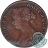 1861 Large Bud Nova Scotia 1-cent VG-F (VG10)