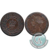 1861 Small Bud Nova Scotia 1-cent Almost Uncirculated (AU50) $