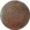 1861 Small Bud Nova Scotia 1-cent EF-AU (EF45) $