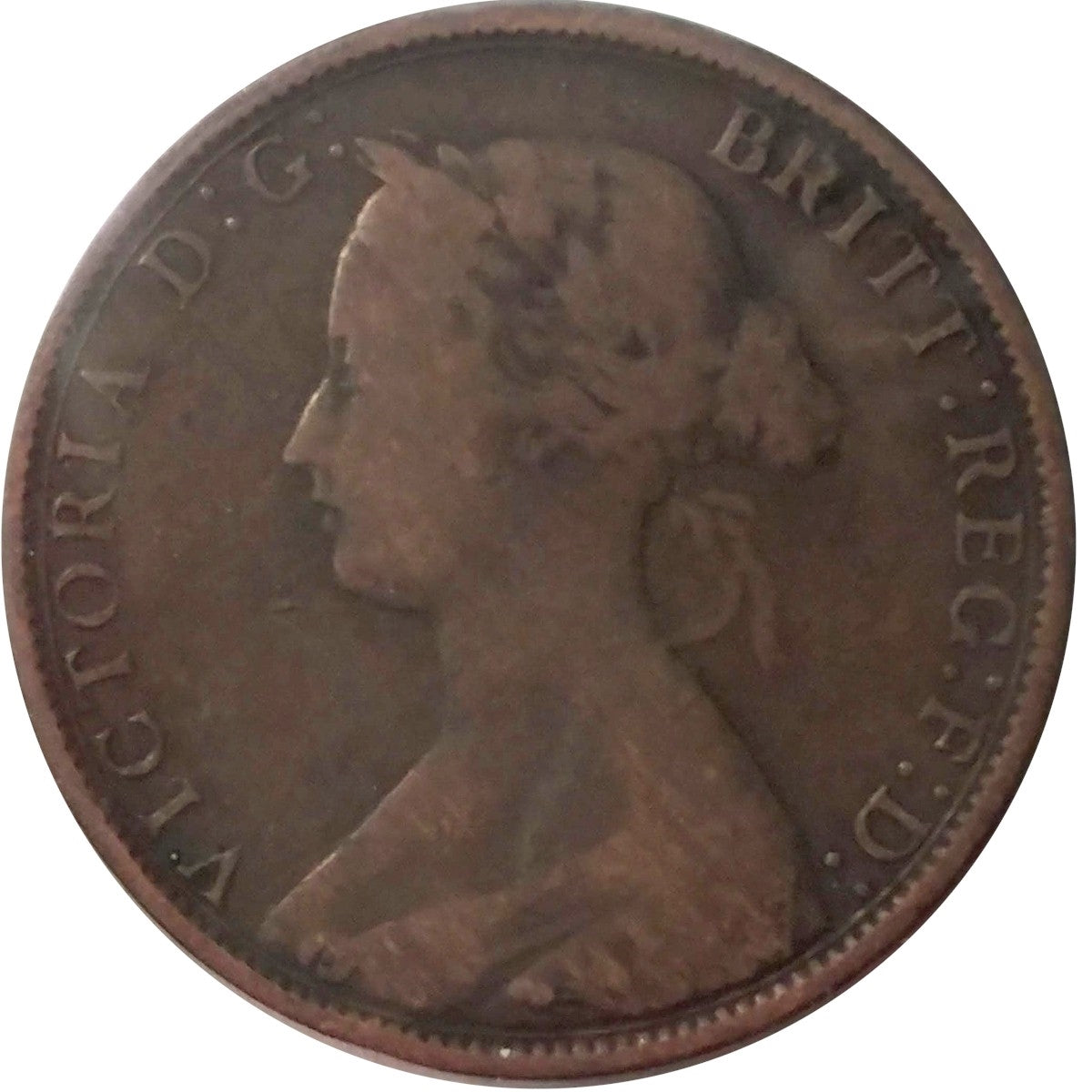1861 Small Bud Nova Scotia 1-cent VG-F (VG10)