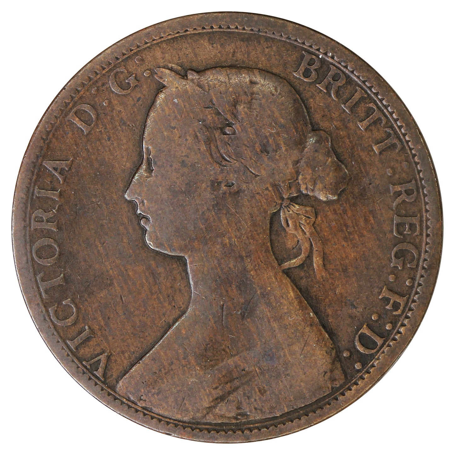 1862 Nova Scotia 1-cent Very Good (VG8) $