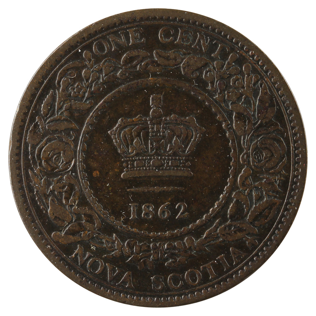 1862 Nova Scotia 1-cent VG-F (VG10) $