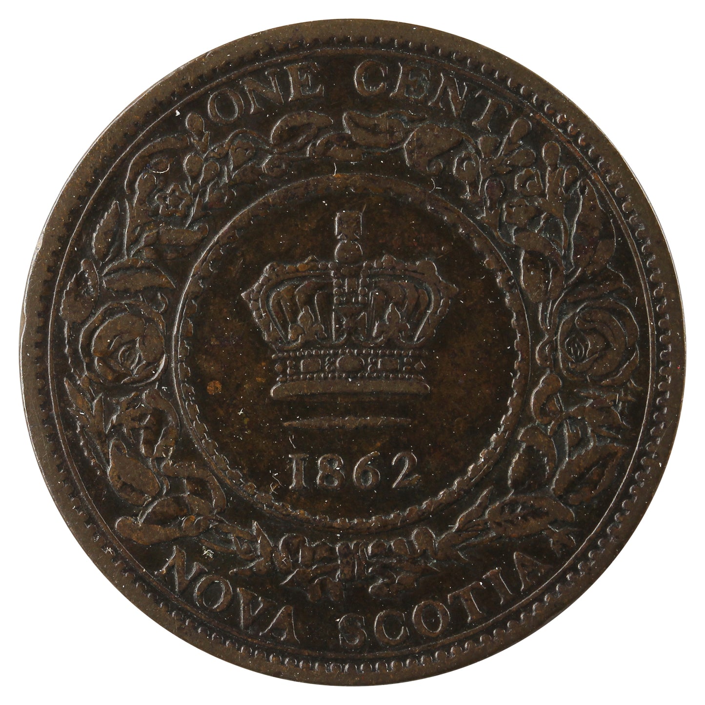 1862 Nova Scotia 1-cent VG-F (VG10) $