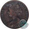 1864 Nova Scotia 1-cent F-VF (F15)