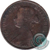 1864 Nova Scotia 1-cent VG-F (VG10)
