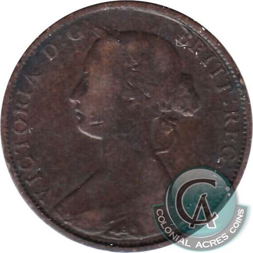 1864 Nova Scotia 1-cent VG-F (VG10)