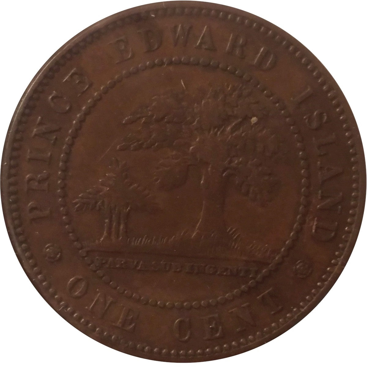 1871 Prince Edward Island 1-cent F-VF (F15)