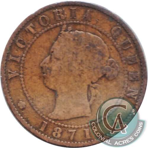 1871 Prince Edward Island 1-cent Good (G4)