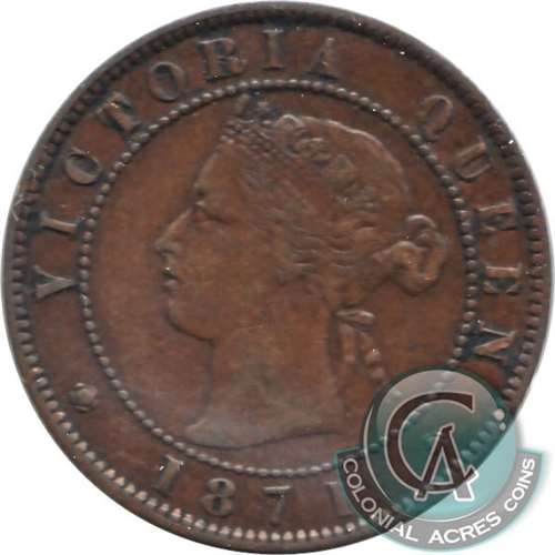 1871 Prince Edward Island 1-cent Very Fine (VF20)