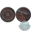 1865 Newfoundland 1-cent VF-EF (VF30)
