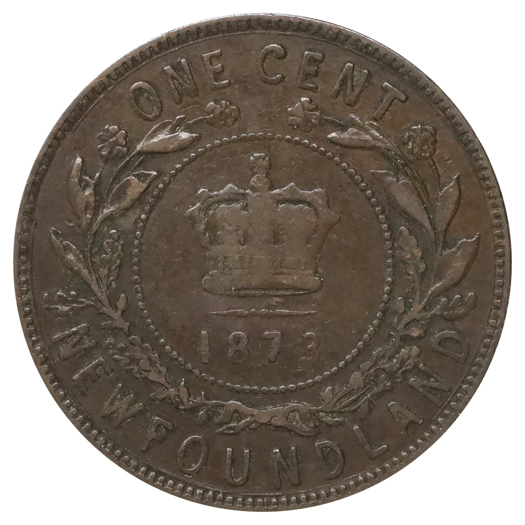 1873 Newfoundland 1-cent Very Fine (VF20)