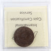 1876H Newfoundland 1-cent ICCS Certified MS60 Brown
