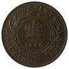 1876H Newfoundland 1-cent VF-EF (VF30) $