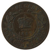 1880 R.0 E.D. Newfoundland 1-cent F-VF (F15)