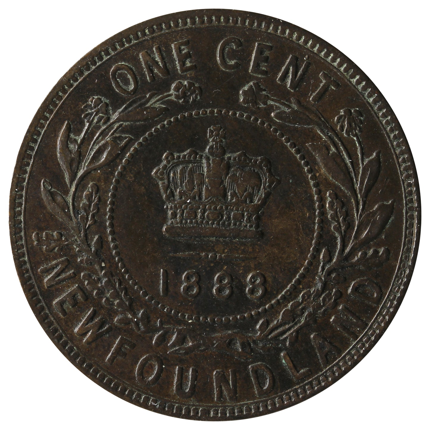 1888 Newfoundland 1-cent VF-EF (VF-30) $