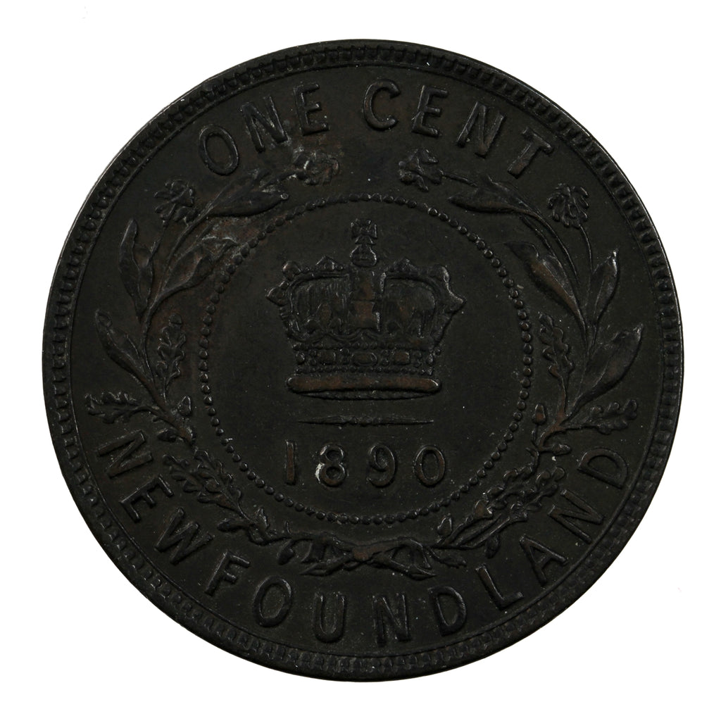 1890 Newfoundland 1-cent VF-EF (VF-30) $