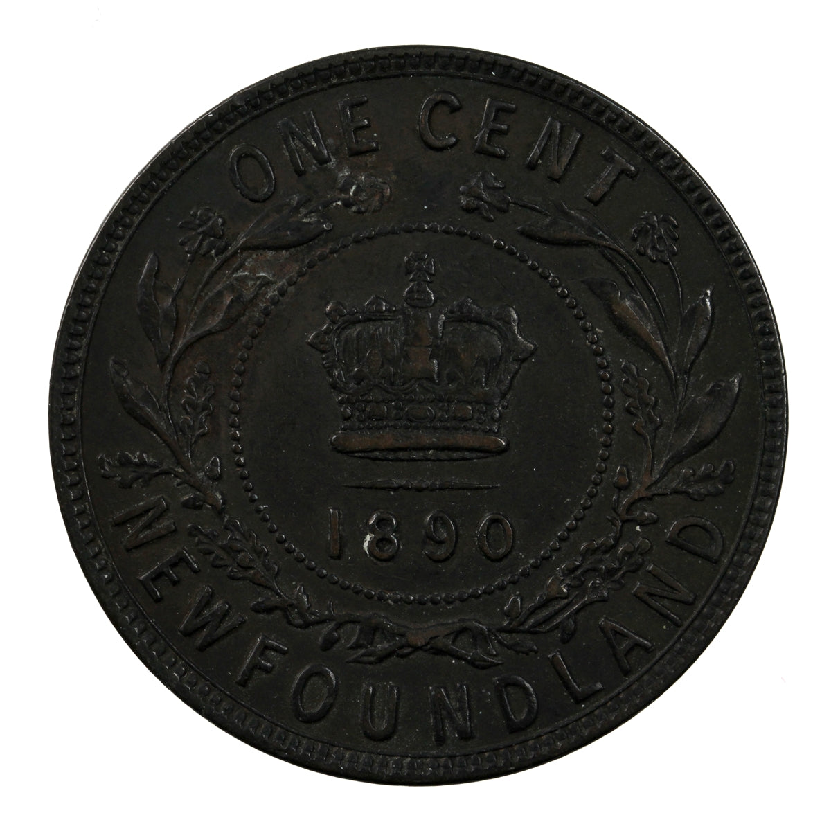 1890 Newfoundland 1-cent VF-EF (VF-30) $