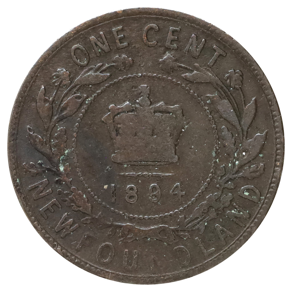1894 Newfoundland 1-cent Very Good (VG8)