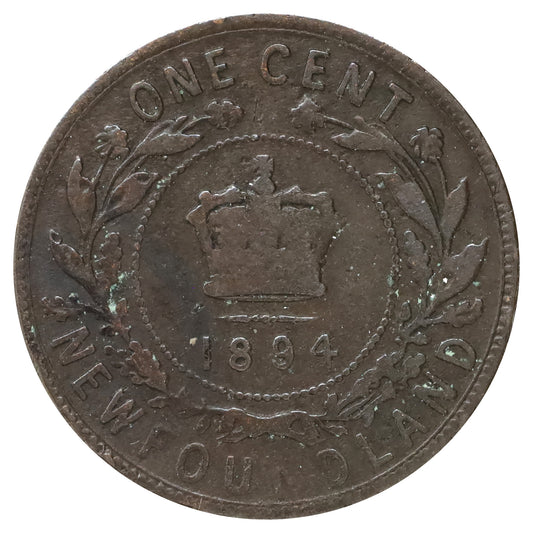 1894 Newfoundland 1-cent Very Good (VG8)
