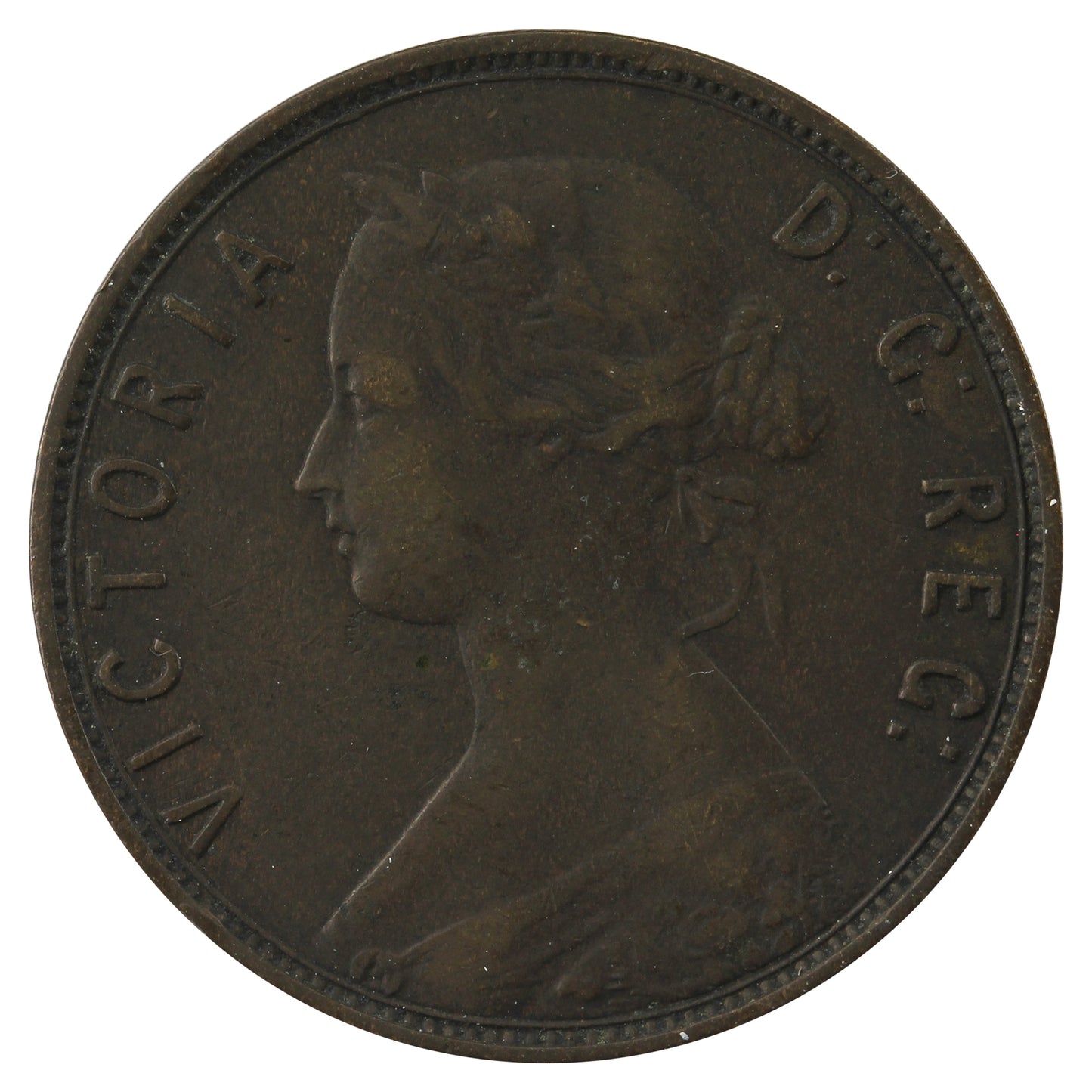 1896 Newfoundland 1-cent F-VF (F15)