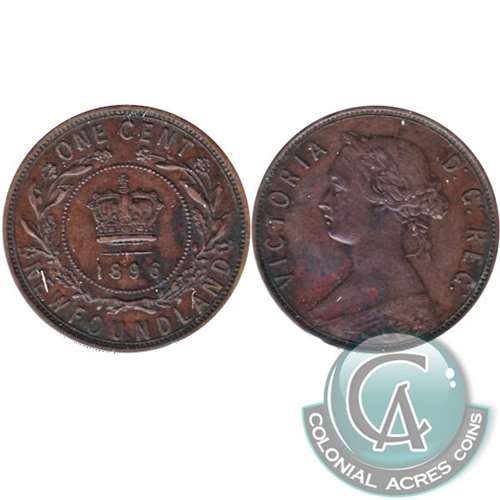 1896 Newfoundland 1-cent Very Fine (VF20)