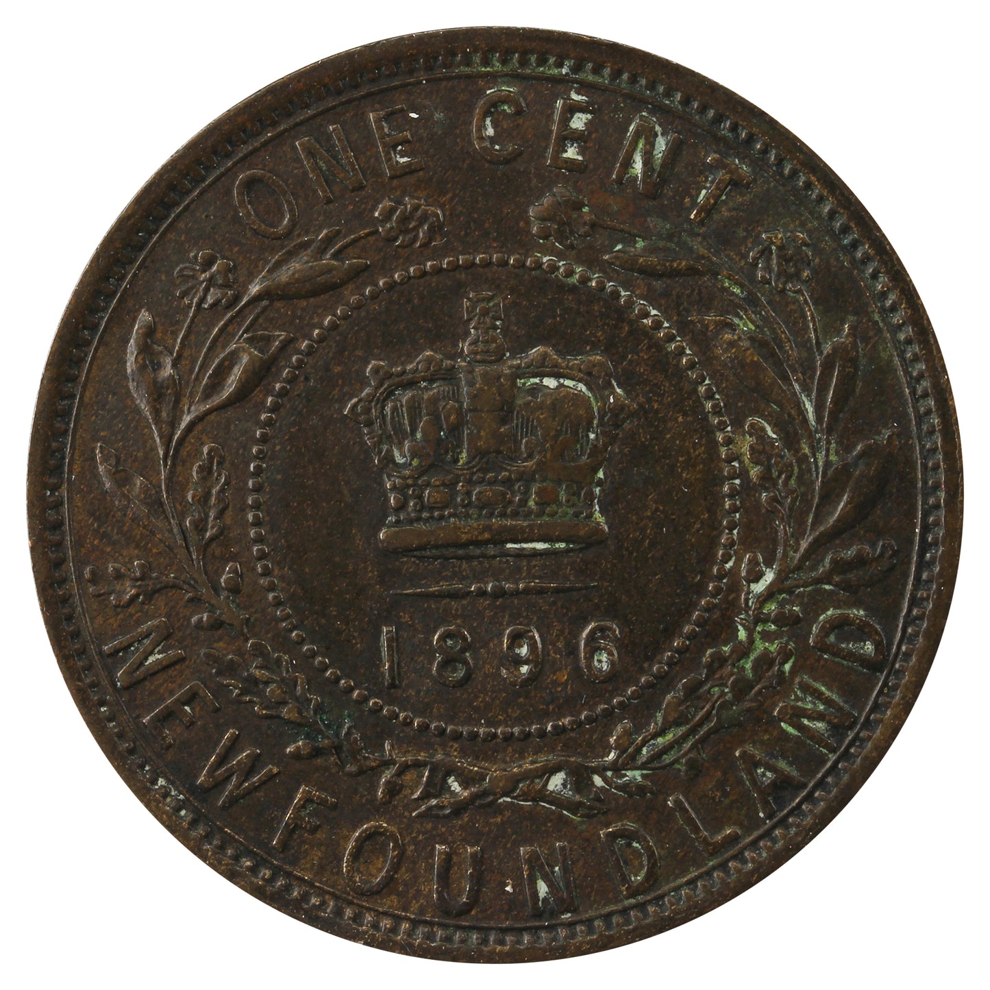1896 Newfoundland 1-cent VF-EF (VF-30)