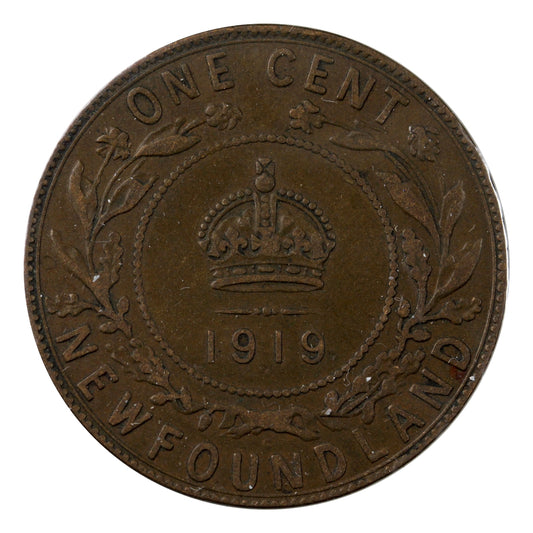 1919C Newfoundland 1-cent Fine (F12)