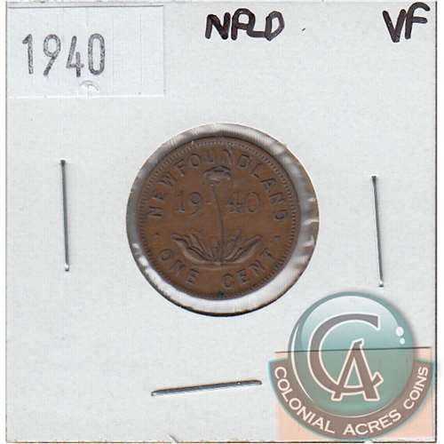 1940 Newfoundland 1-cent Very Fine (VF20)