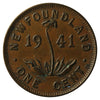 1941C Newfoundland 1-cent EF-AU (EF-45)