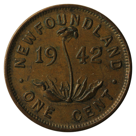 1942 Newfoundland 1-cent Extra Fine (EF-40)