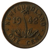 1942 Newfoundland 1-cent VF-EF (VF-30)