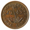 1943C Newfoundland 1-cent AU-UNC (AU55)
