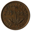 1944C Newfoundland 1-cent VF-EF (VF-30)