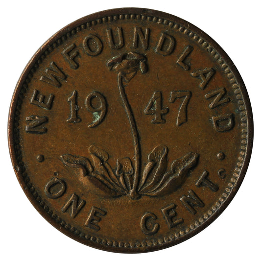 1947C Newfoundland 1-cent Extra Fine (EF-40)