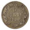 1890 Newfoundland 5-cents VG-F (VG10)