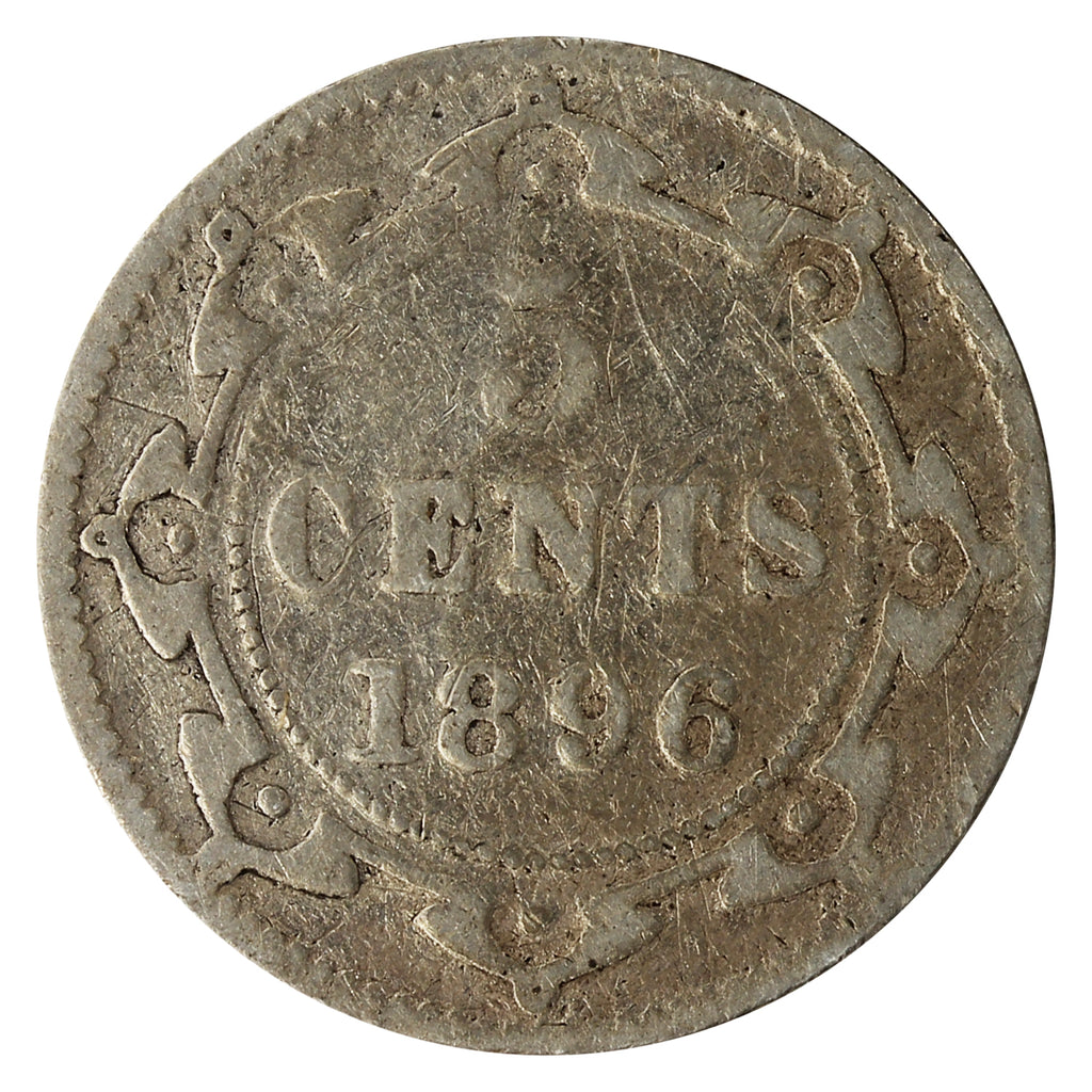 1896 Newfoundland 5-cents Good (G4)