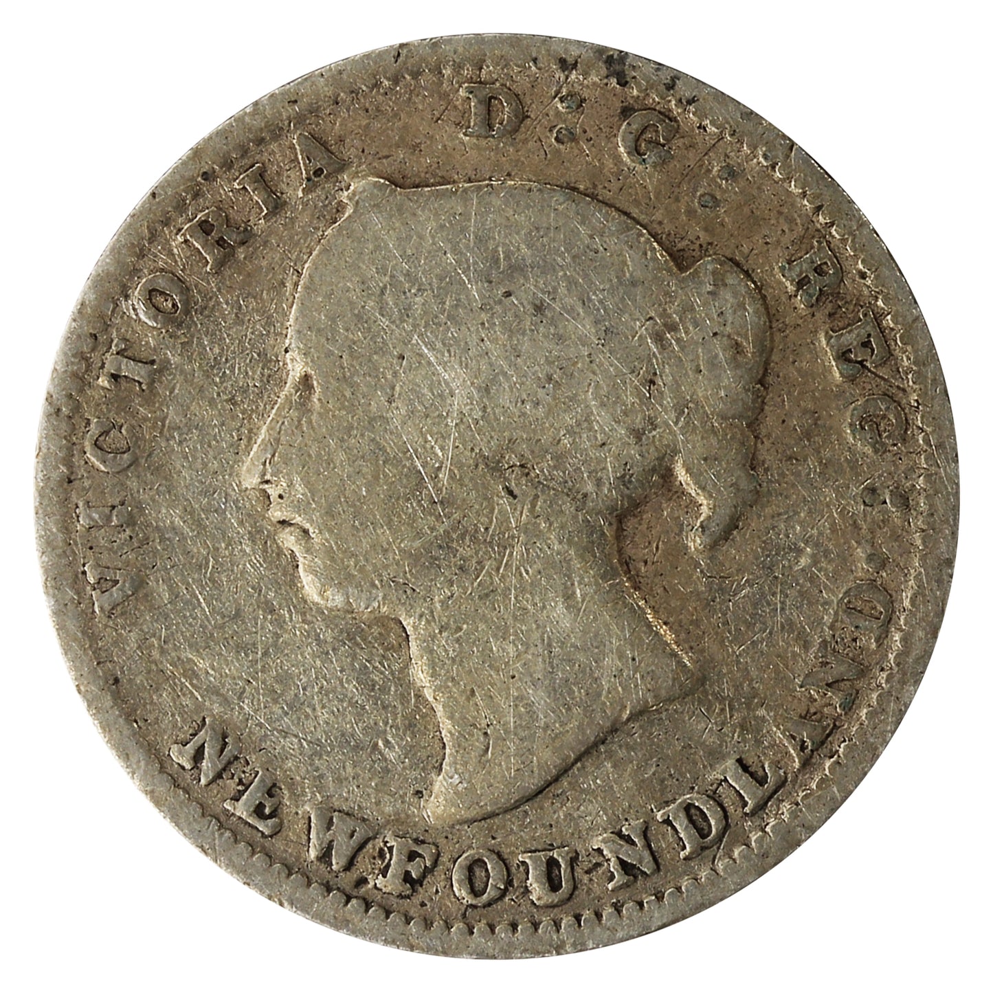 1896 Newfoundland 5-cents Good (G4)