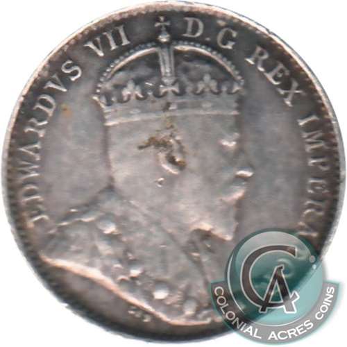 1908 Newfoundland 5-cents VF-EF (VF30)