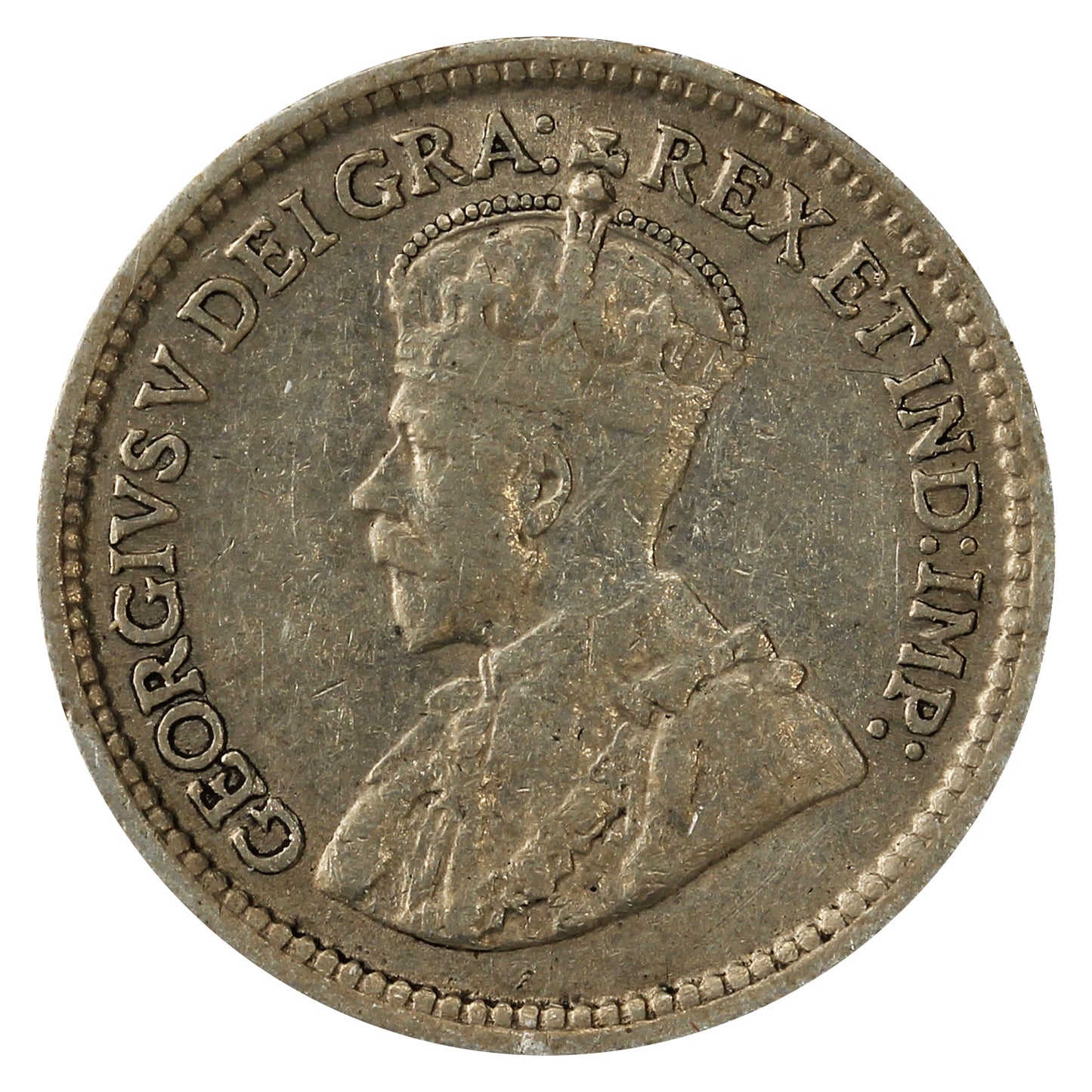 1912 Newfoundland 5-cents Fine (F12)