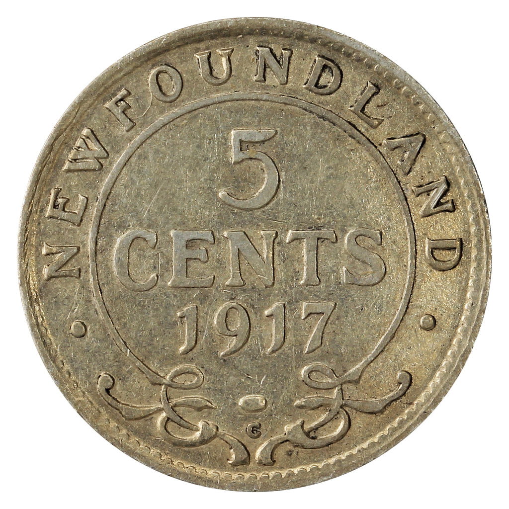 1917C Newfoundland 5-cents Very Fine (VF20)