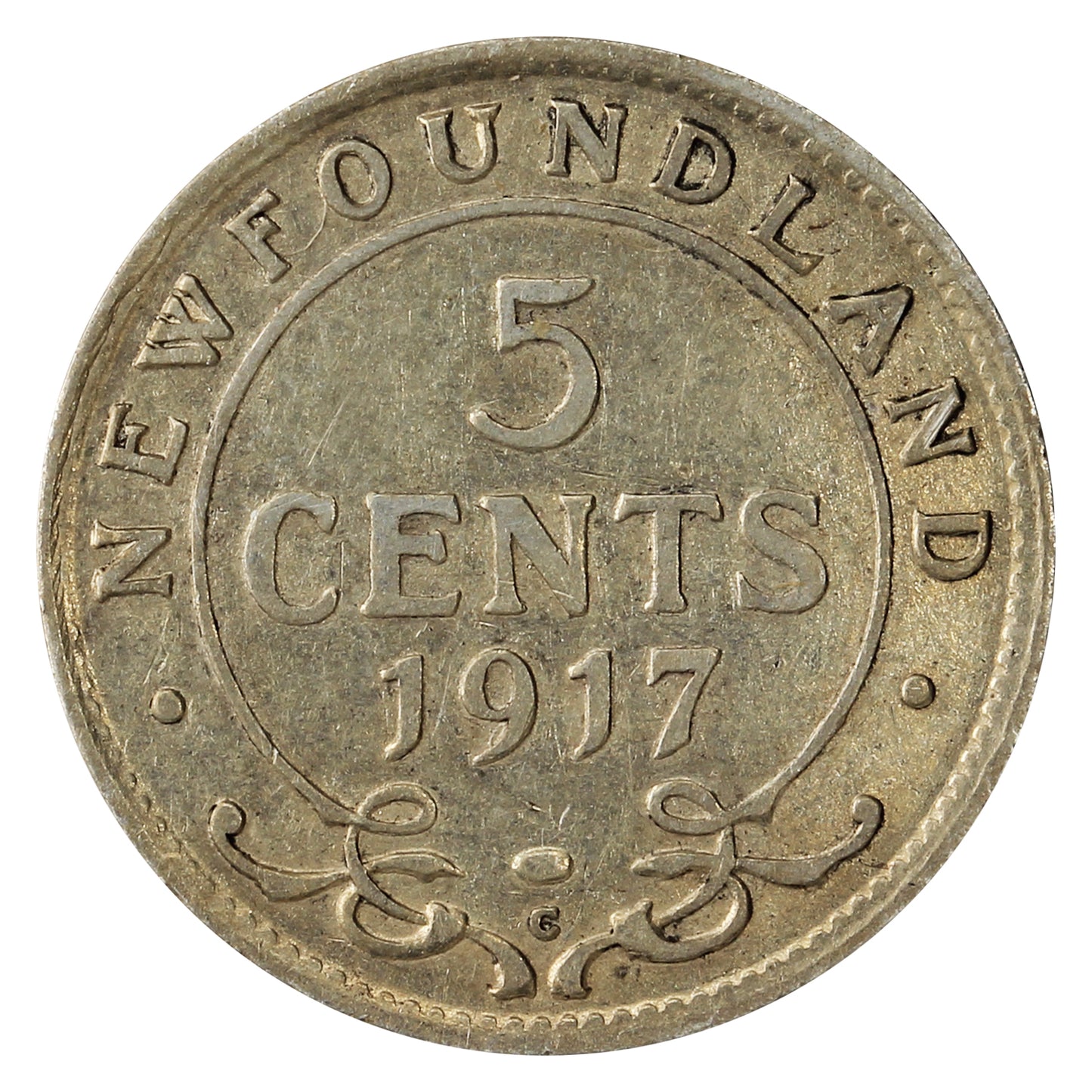 1917C Newfoundland 5-cents Very Fine (VF20)