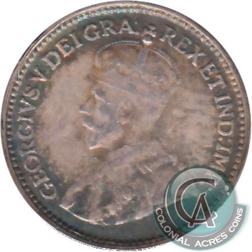 1919C Newfoundland 5-cents Fine (F12)