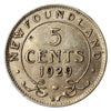 1929 Newfoundland 5-cents Very Fine (VF20)