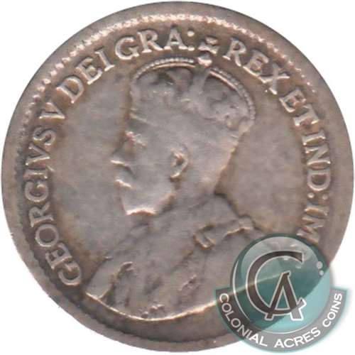 1929 Newfoundland 5-cents VG-F (VG10)